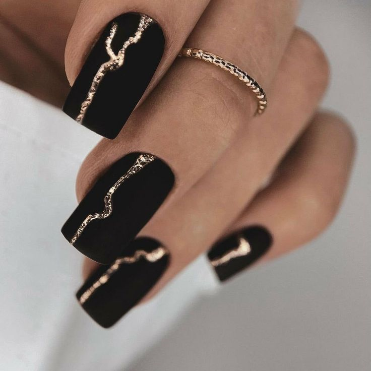 Black Christmas Nails 2023 22 Ideas: Rock Your Holiday Look!