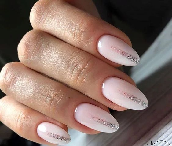 Sparkling Almond New Year Nails 2024 18 Ideas: Glam Up Your Look