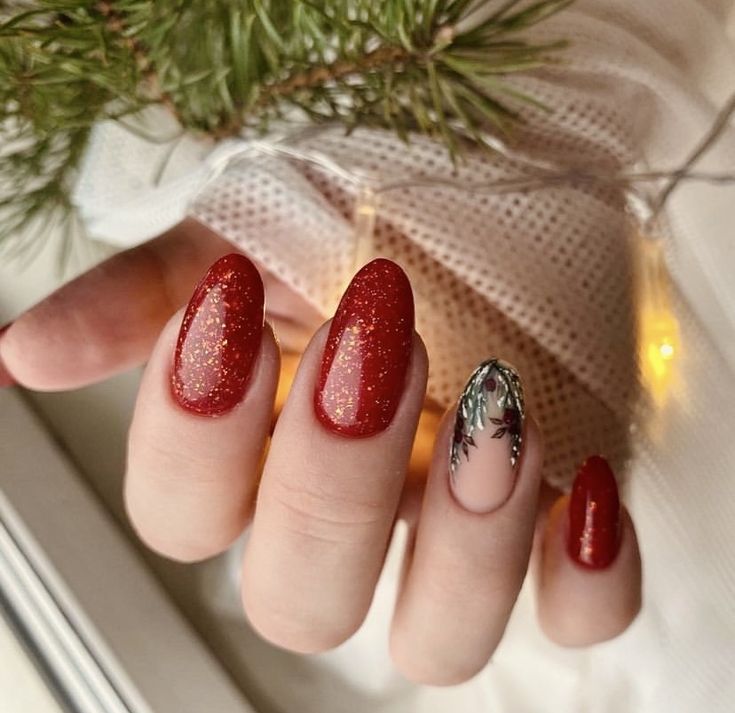 New Year Nails 2024 18 Ideas: Trendy Designs, Almond Shapes, and Sparkling Glitter