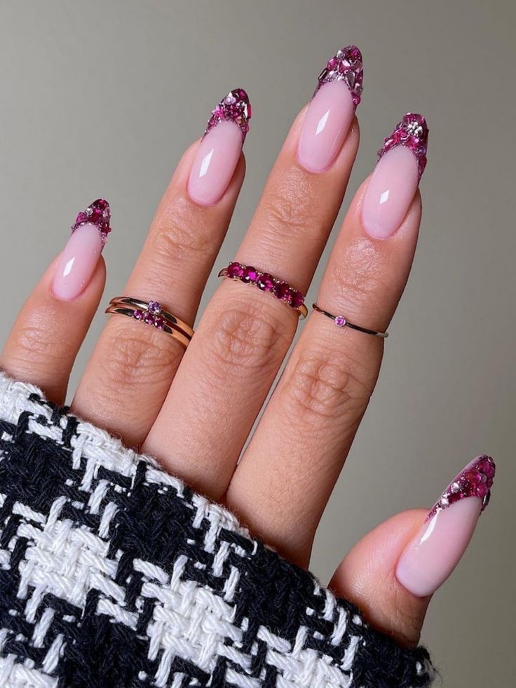 Pink Christmas Nails 2023 18 Ideas: A Festive Nail Art Guide