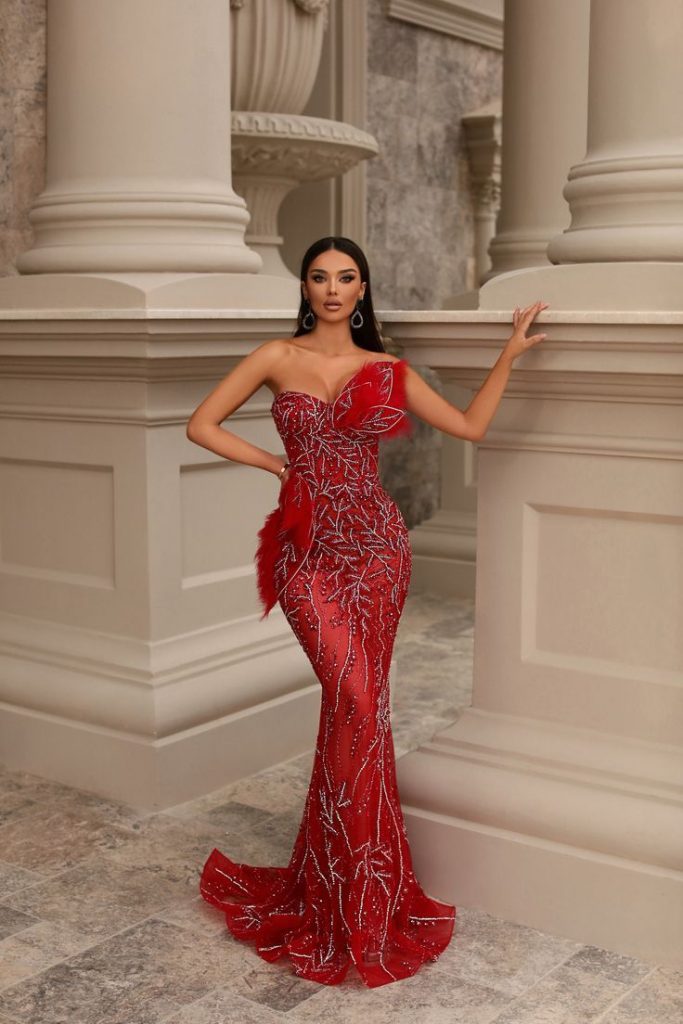 Dive Into 2024 S Red Dress Trends Lunar Chinese And More   Red Dress   Mermaid Dress   Evening Dresses 683x1024 