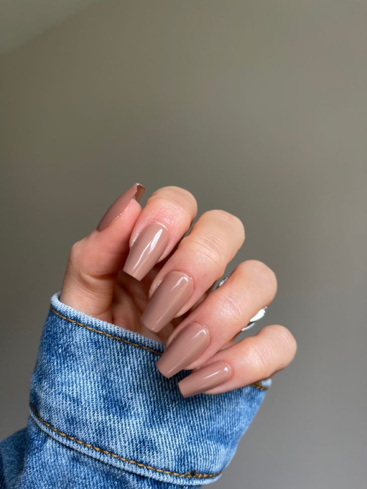 Solid Color Nails Winter 2023-2024 20 Ideas