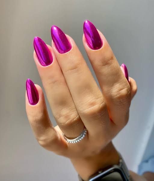 Colorful Gel Nails Winter 2023 - 2024 18 Ideas