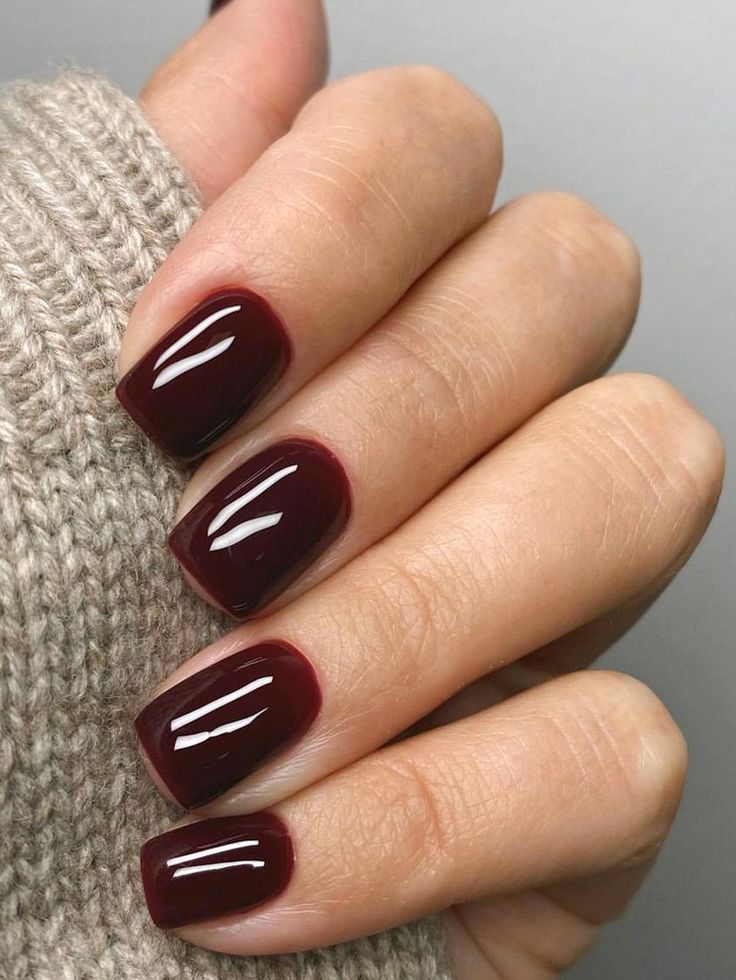 Solid Color Nails Winter 2023-2024 20 Ideas