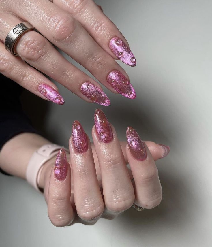 Rose Winter Nails 2023 - 2024 18 Ideas: Perfect Your Winter Look with Floral Flair