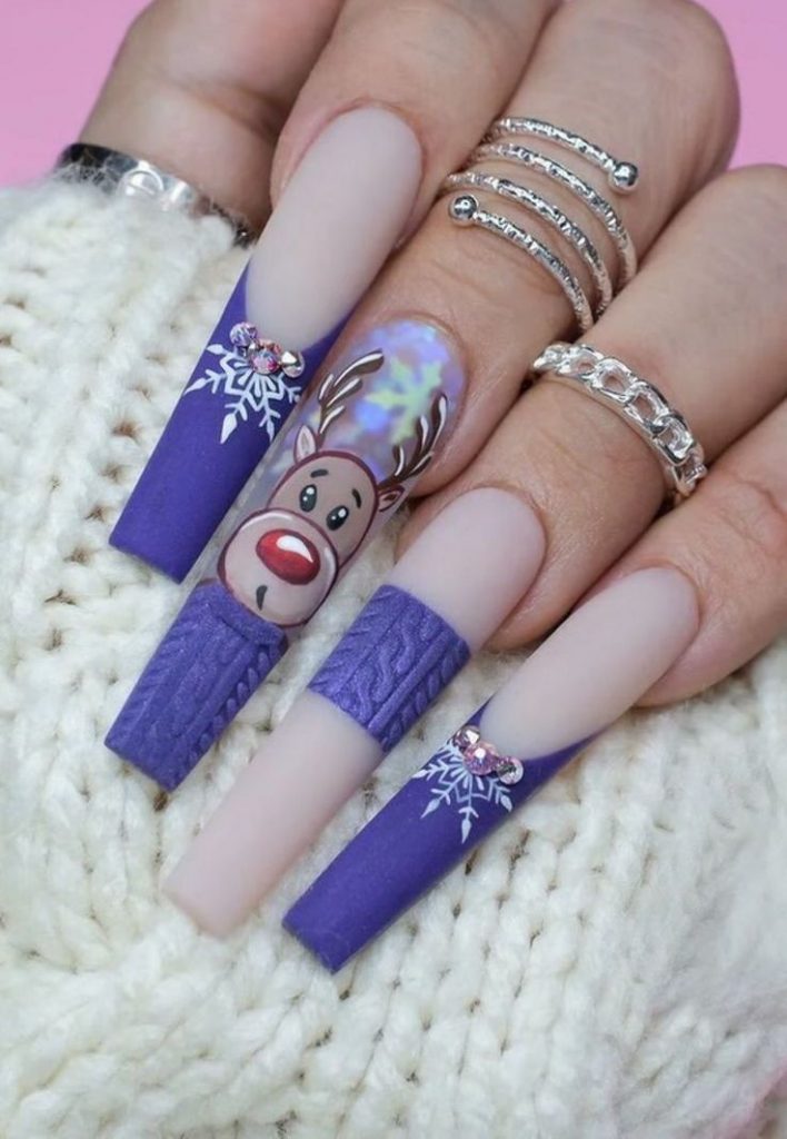 Christmas Nails Acrylic 2023 24 Ideas: From Red to Coffin Long Trends