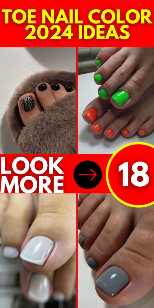 Discover the Best Toe Nail Colours for 2024 Chic & Seasonal Shades