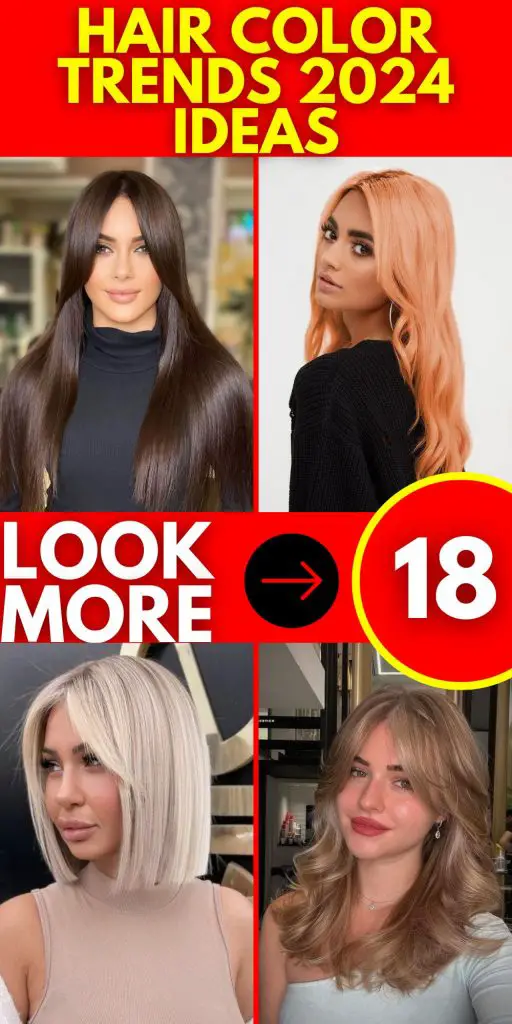 Trendy barvy vlasů 2024 18 nápadů