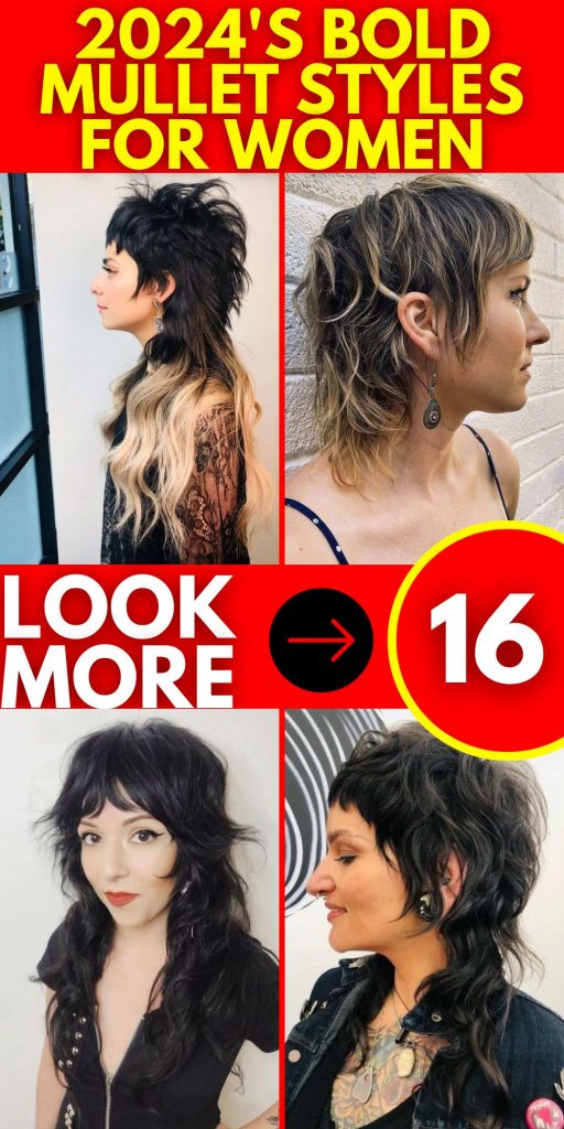 2024's Bold Mullet Styles for Women 16 Ideas