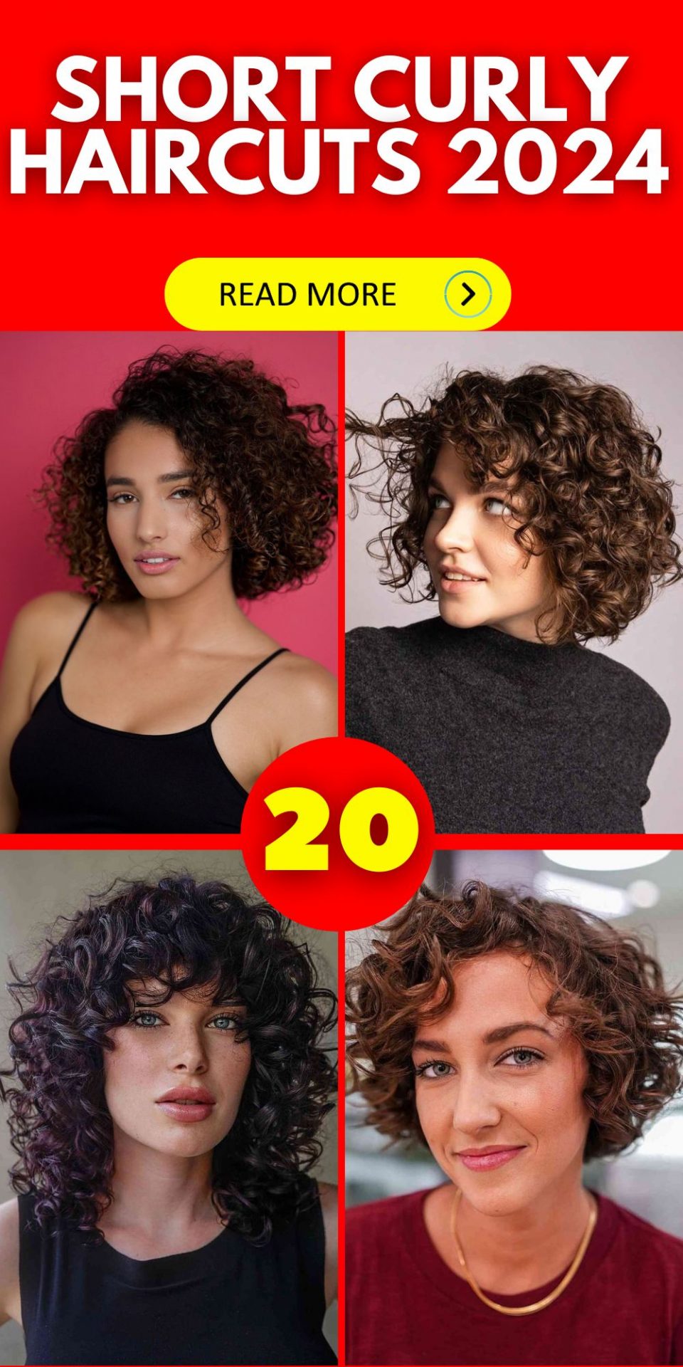 Discover Short Curly Haircuts 2024 - Round Face, Medium Texture, Korean