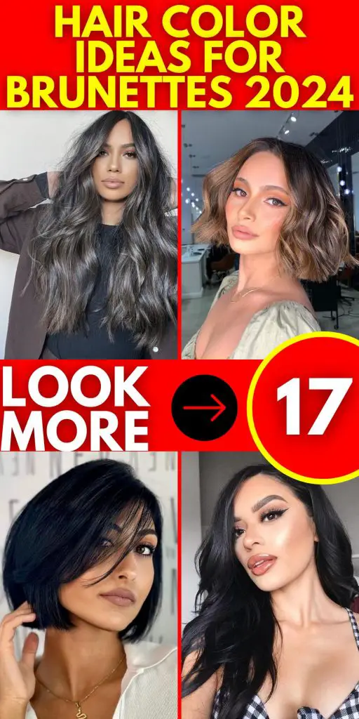 Barva vlasů 17 nápadů pro brunetky 2024