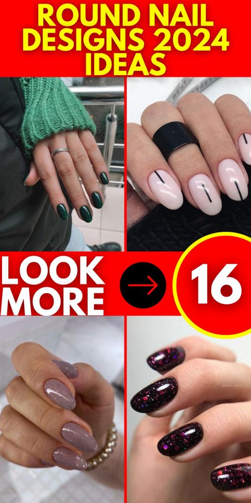 Trendy 2024 Round Nail Designs 16 Ideas