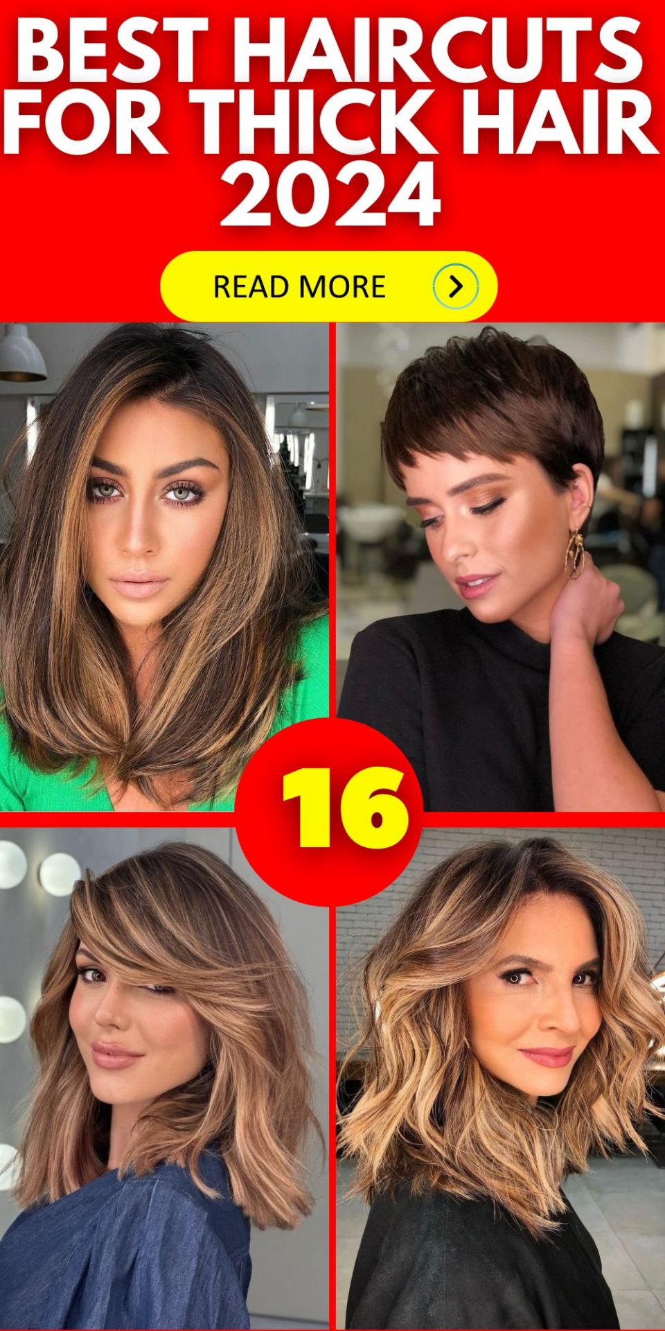 Discover the Best 2024 Haircuts for Thick Hair Pixie, Bob, & More