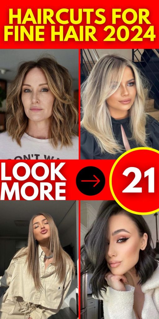 Explore 2024's Best Haircuts for Fine Hair Chic Short to Elegant Long