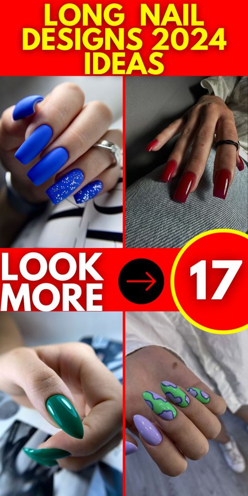 Explore Top Long Nail Designs & Ideas for a Chic 2024 Look