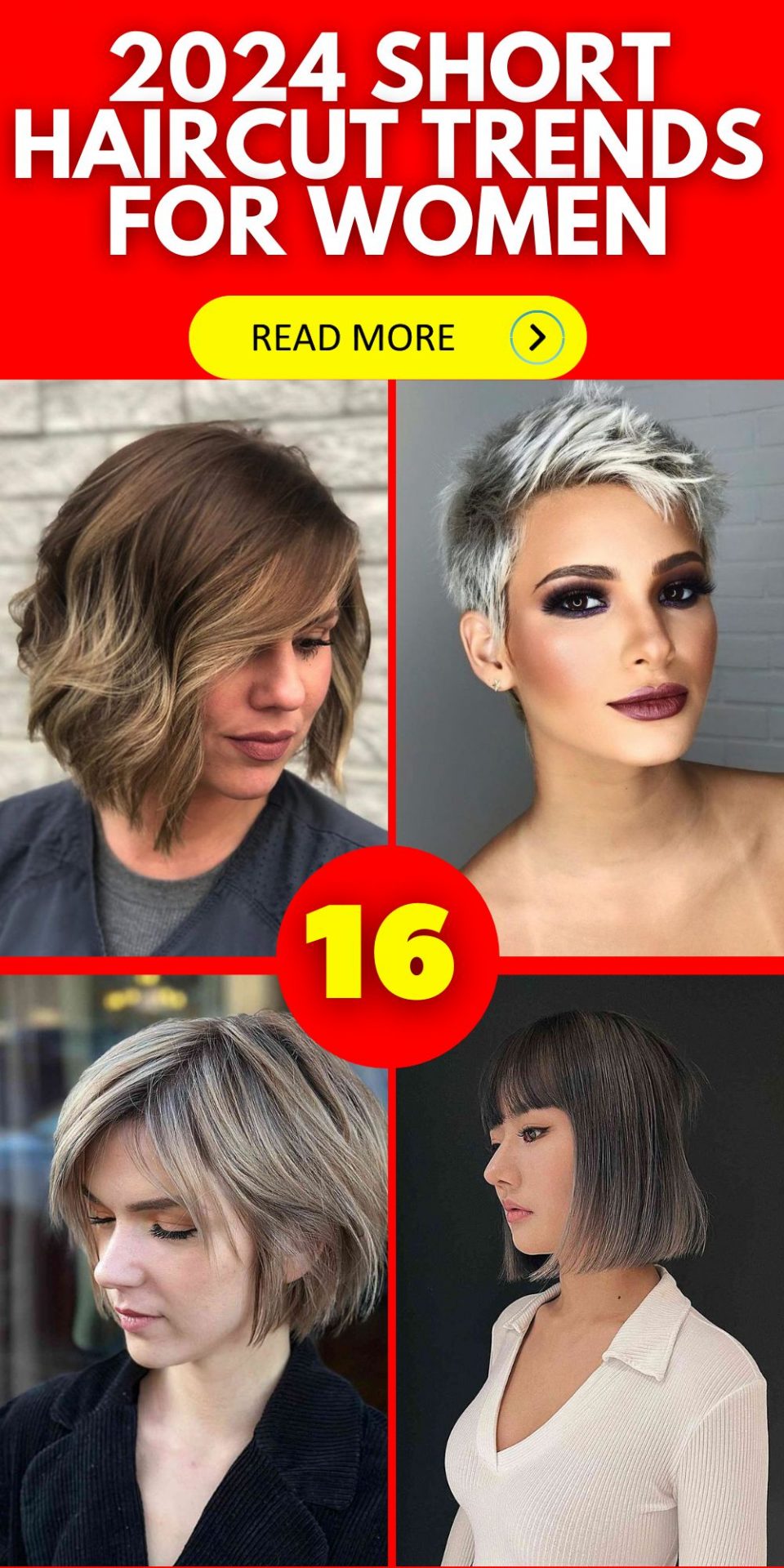 Short Haircuts 2024 Ideas: Trends for Women's Hairstyles