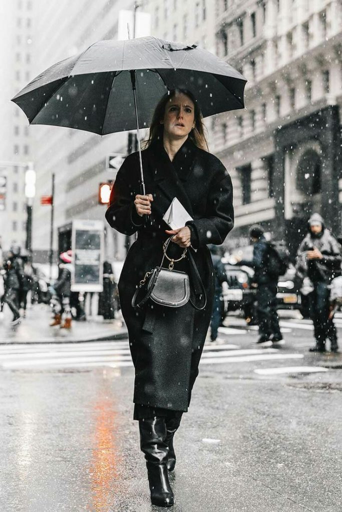 Stylově obejmout déšť: Umbrella Outfit 2024 18 nápadů