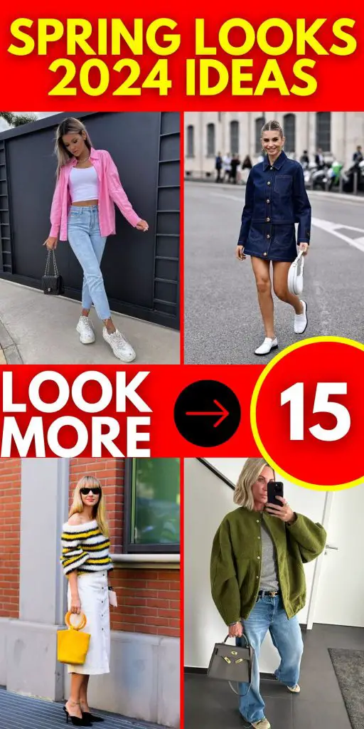 Embracing Spring Looks 2024: The Ultimate Guide for the Fashion-Forward 15 Ideas