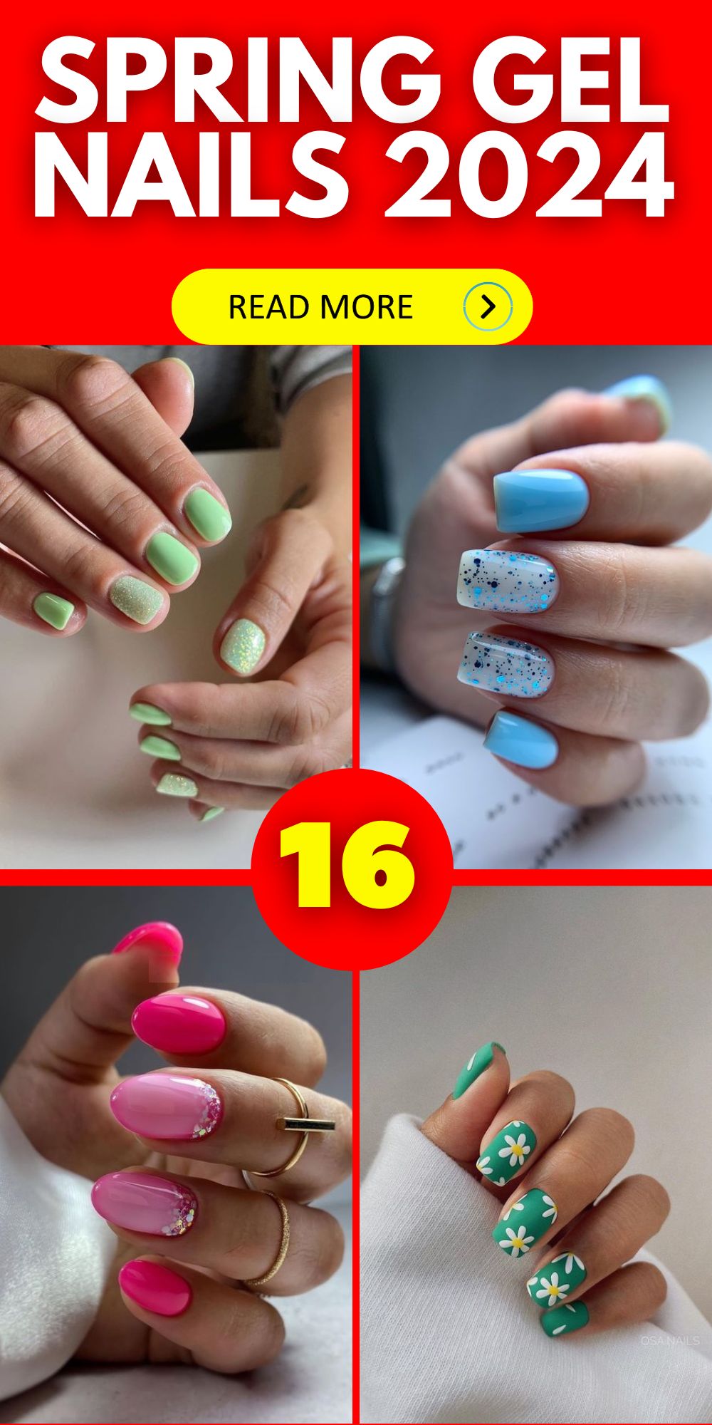Explore Top Spring Gel Nail Art Designs & Colors for 2024 Trends