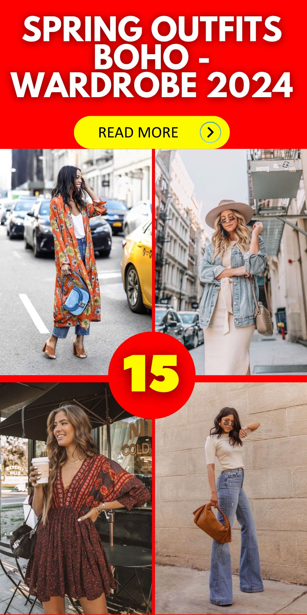 Explore 2024's Chic Bohemian Spring Outfits: Perfect for Work & Play
