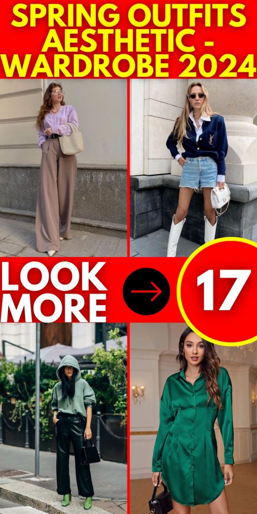 Spring Outfits Aesthetic 17 Ideas - Wardrobe 2024