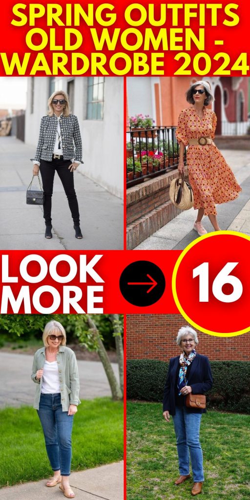 Spring Outfits for Older Women: Wardrobe Essentials for 2024 16 Ideas