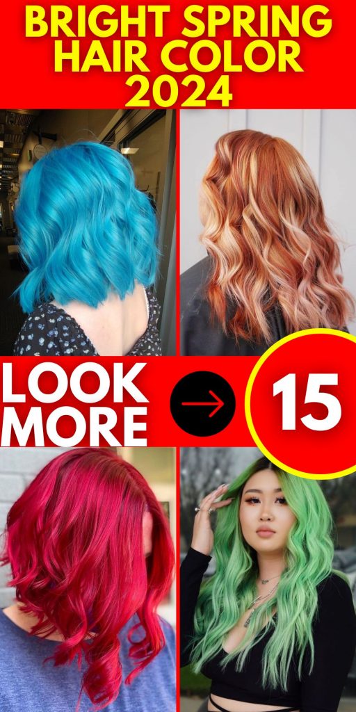 Bright Spring Hair Color 2024 15 Ideas: A Vivid Palette of Inspiration