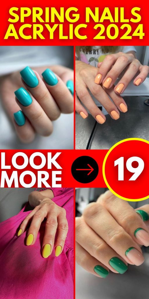 Explore Cute & Trendy Acrylic Nails for Spring 2024 Get Inspired!