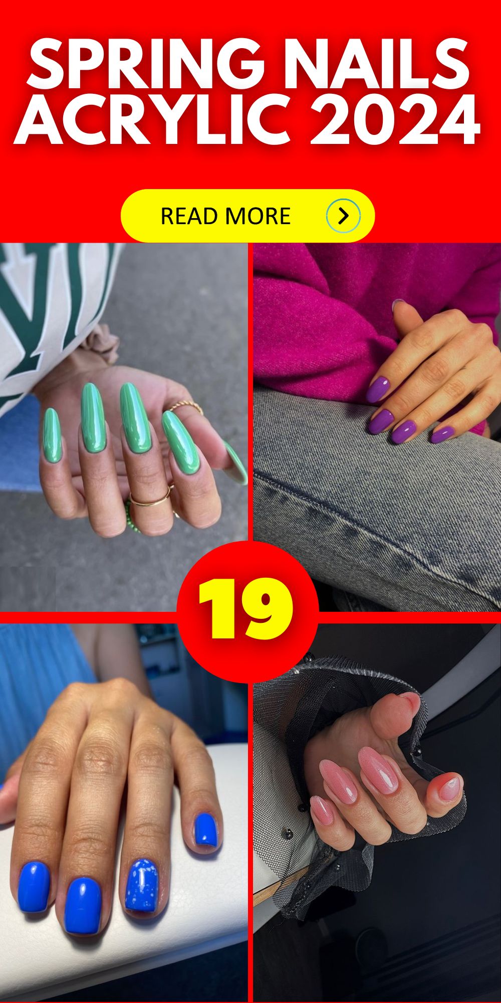 Explore Cute & Trendy Acrylic Nails for Spring 2024 - Get Inspired!