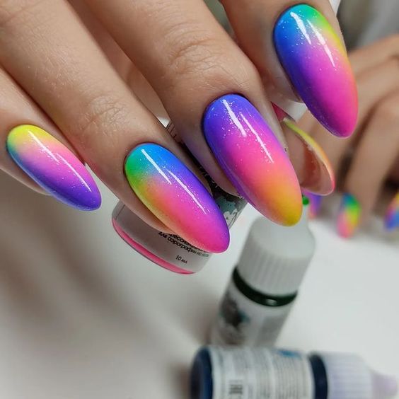 Spring Rainbow Nails 2024 15 Ideas: A Burst of Color and Creativity