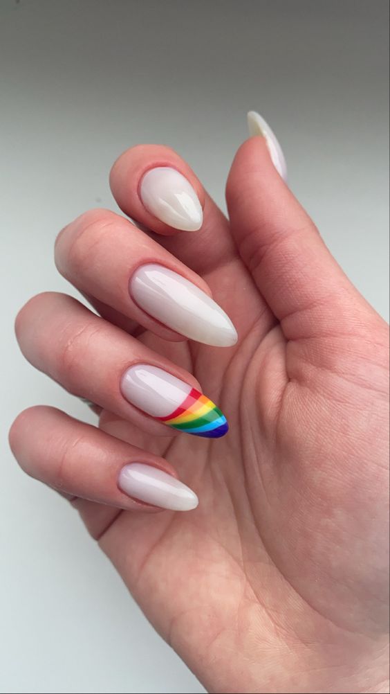 Spring Rainbow Nails 2024 15 Ideas: A Burst of Color and Creativity