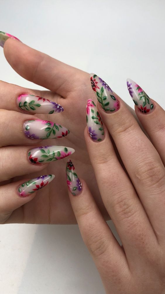 Spring Nail Flower 2024 16 Ideas: The Quintessential Guide to Seasonal Nail Art