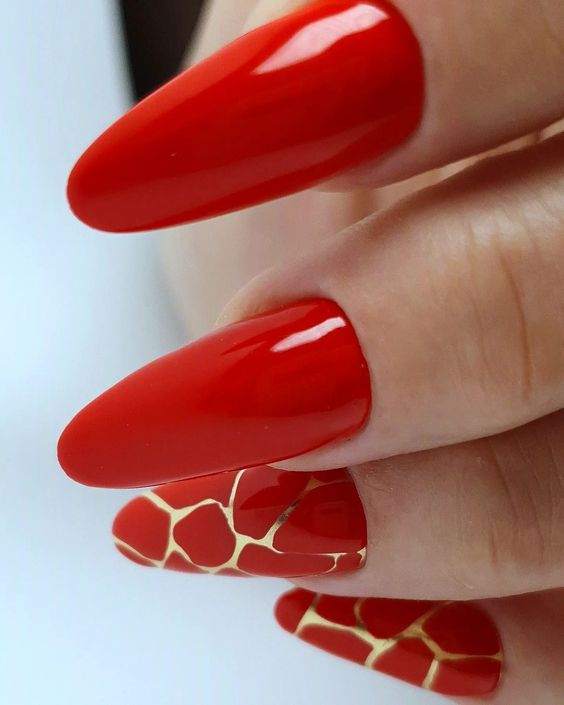 Spring Nails Red 2024 16 Ideas: A Fusion of Elegance and Playfulness