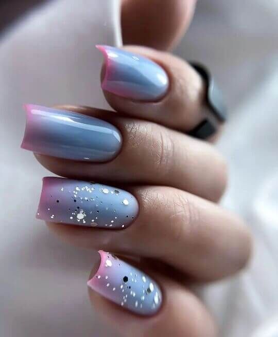 Embrace the Sparkle: Spring Nail with Glitter 2024 16 Ideas