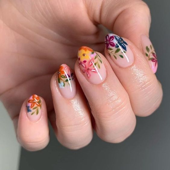 Spring Nail Flower 2024 16 Ideas: The Quintessential Guide to Seasonal Nail Art