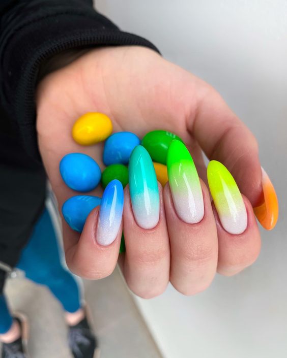 Spring Rainbow Nails 2024 15 Ideas: A Burst of Color and Creativity