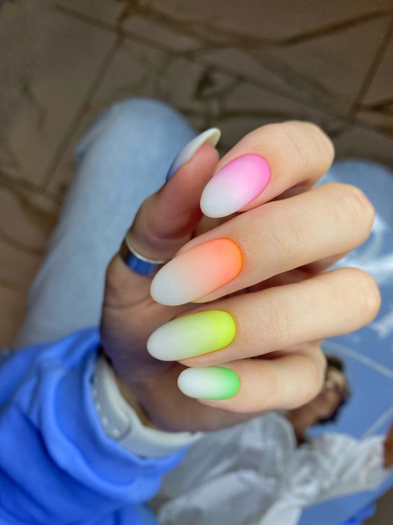 Spring Rainbow Nails 2024 15 Ideas: A Burst of Color and Creativity