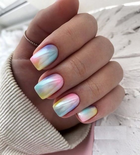 Spring Rainbow Nails 2024 15 Ideas: A Burst of Color and Creativity