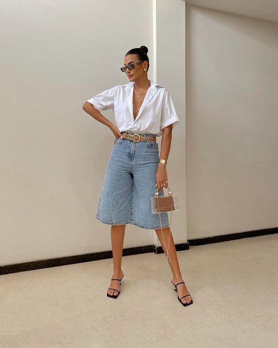 Embracing Spring 2024: A Fresh Take on Shorts Outfits for Women 17 Ideas