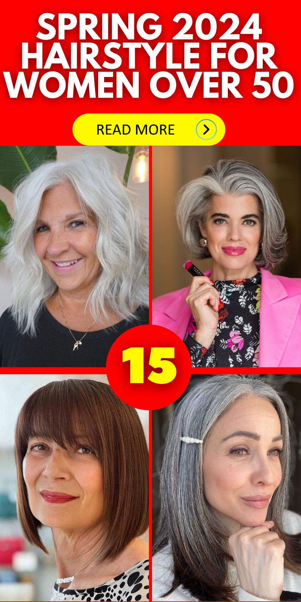 Top Spring 2024 Hairstyles for Women Over 50: Embrace Modern Elegance