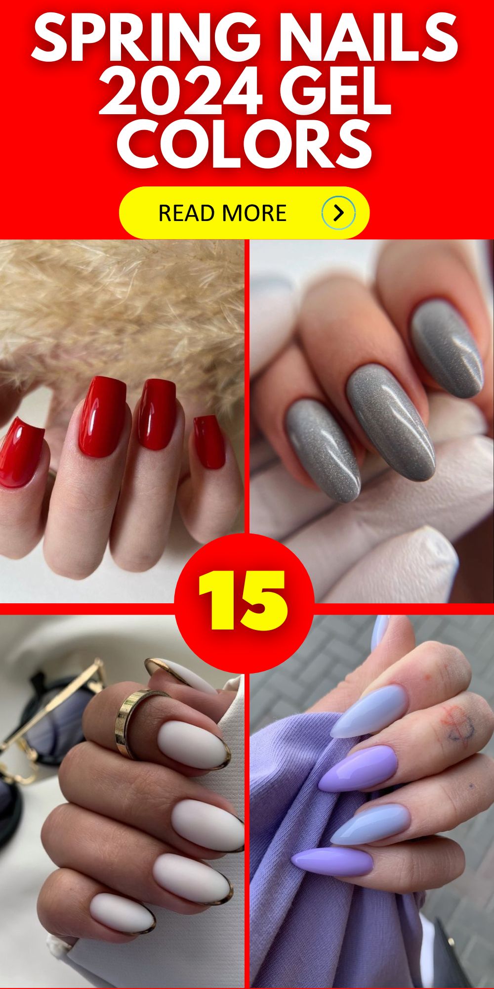 Explore Spring Nails 2024 Trending Gel Colors & Chic Manicure Designs