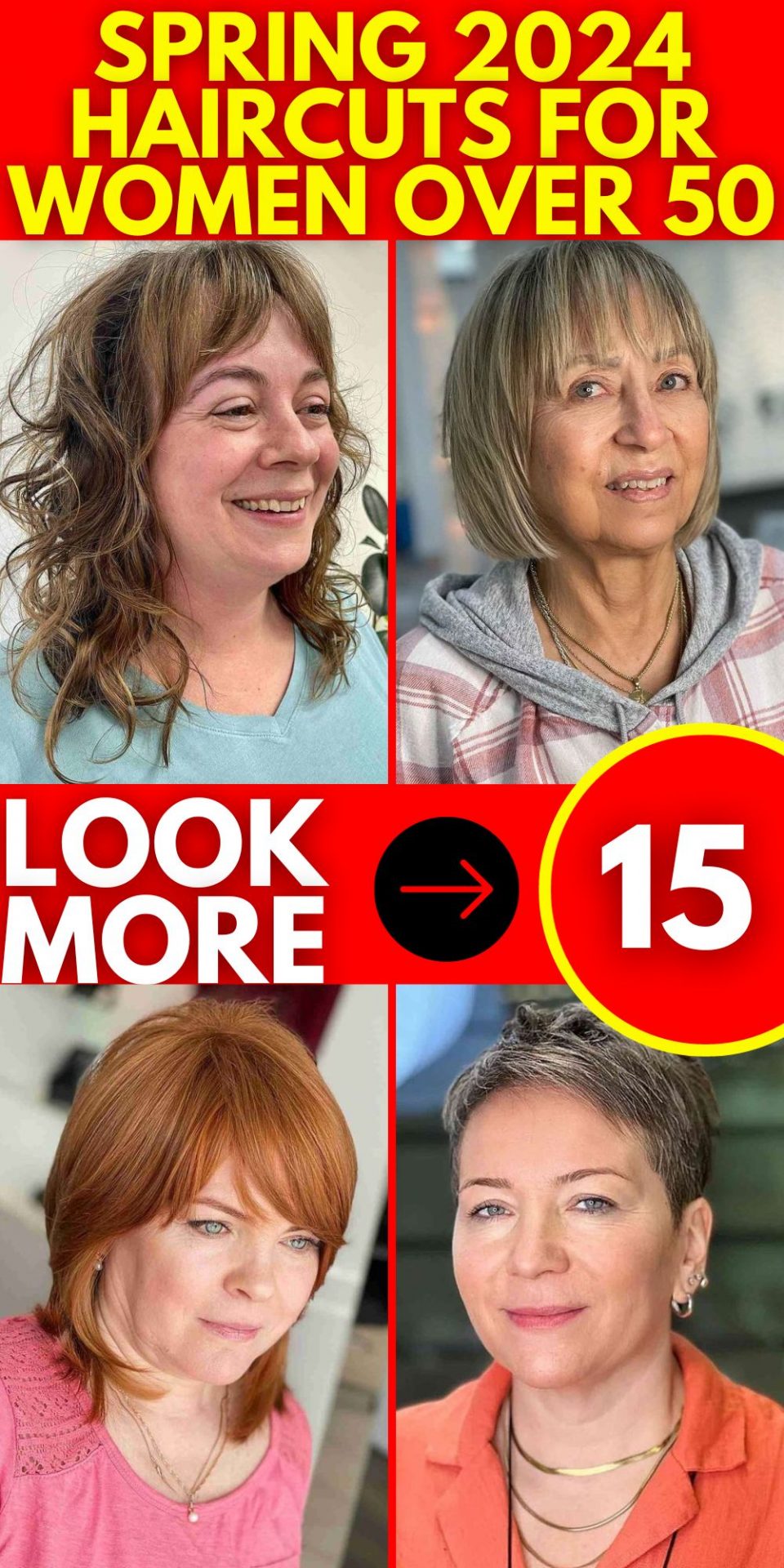 Embrace Elegance with Top Spring 2024 Haircuts for Women Over 50