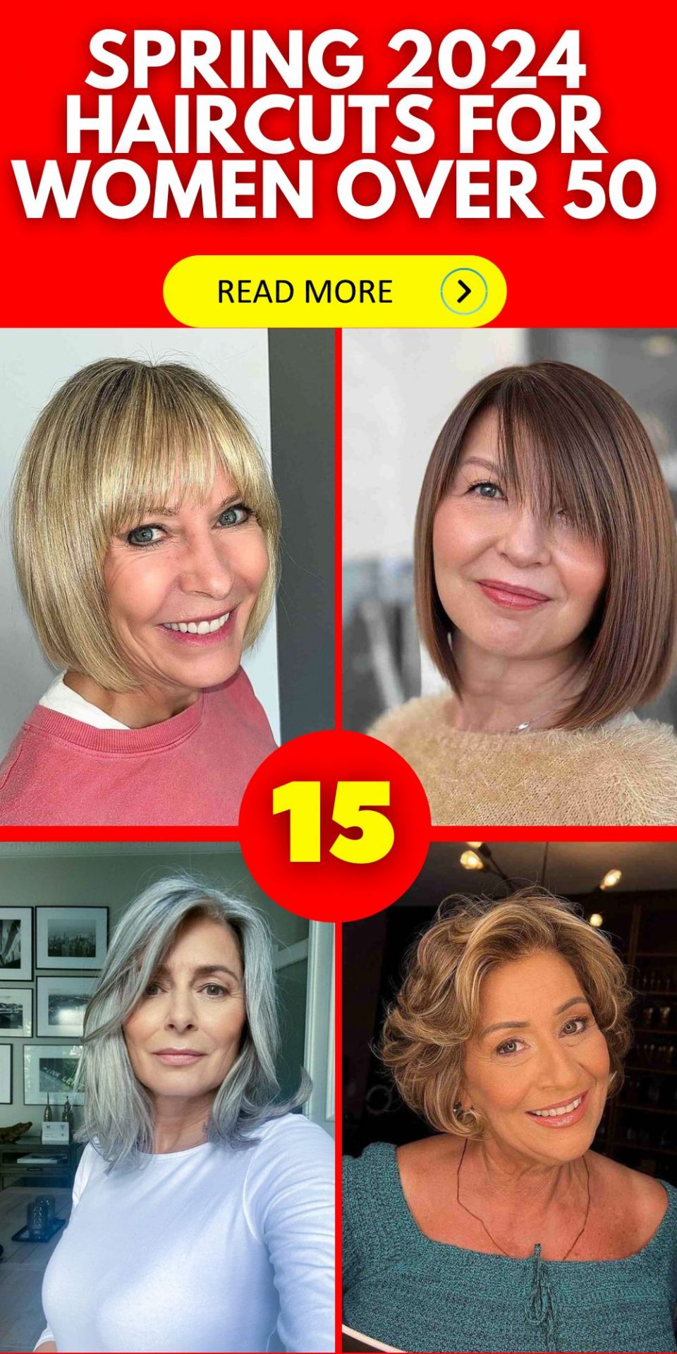 Embrace Elegance with Top Spring 2024 Haircuts for Women Over 50