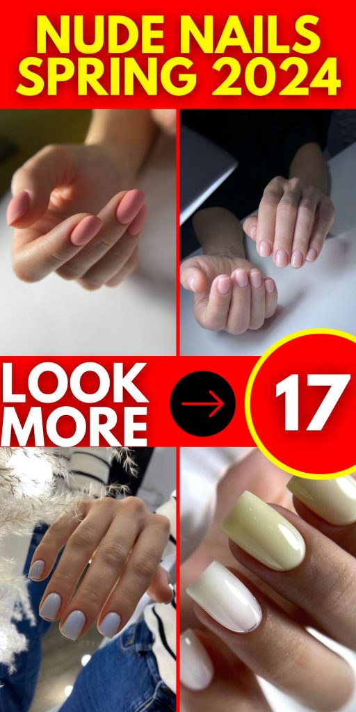 Embrace Elegance with Nude Nails This Spring 2024 17 Ideas