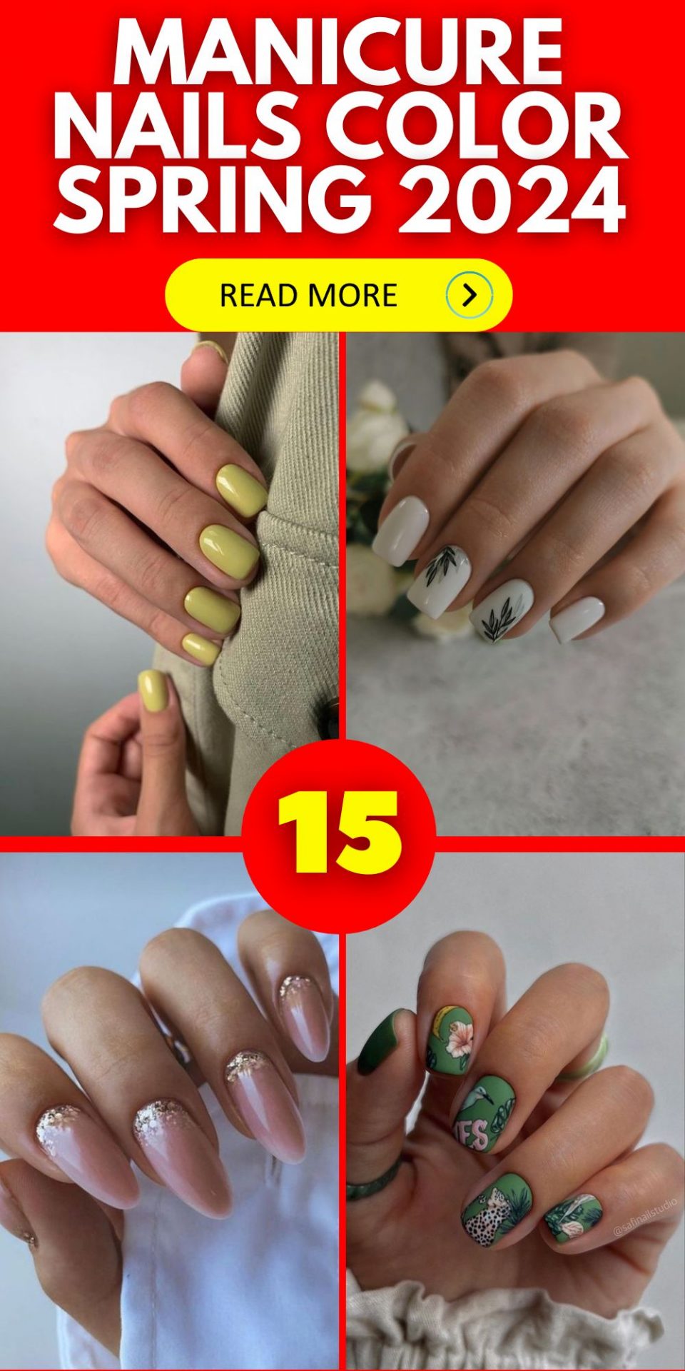 Trendy Spring 2024 Manicure Ideas: Short Gel Nails & French Tips