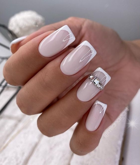 Embracing the Elegance of White Nails for Spring 2024 15 Ideas