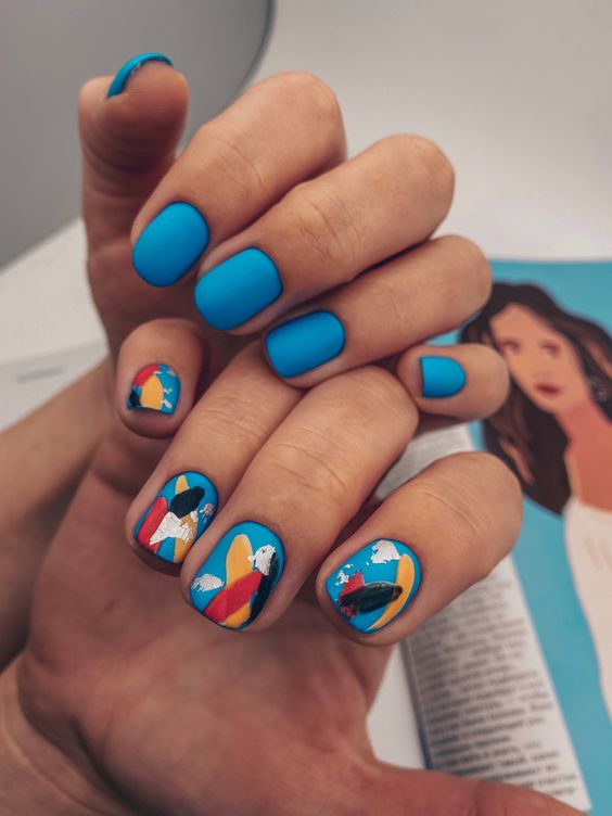 Multicolor Nails: The Trendsetter for Summer 2024 16 Ideas