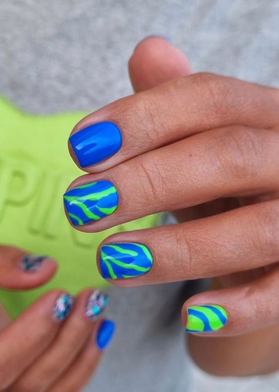 Neon Summer Nails 2024 15 Ideas: A Vivid Expression of Fun and Fashion