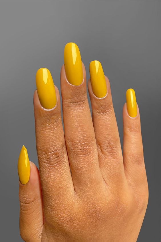 Embrace the Radiance: Spring Nails Yellow 2024 15 Ideas