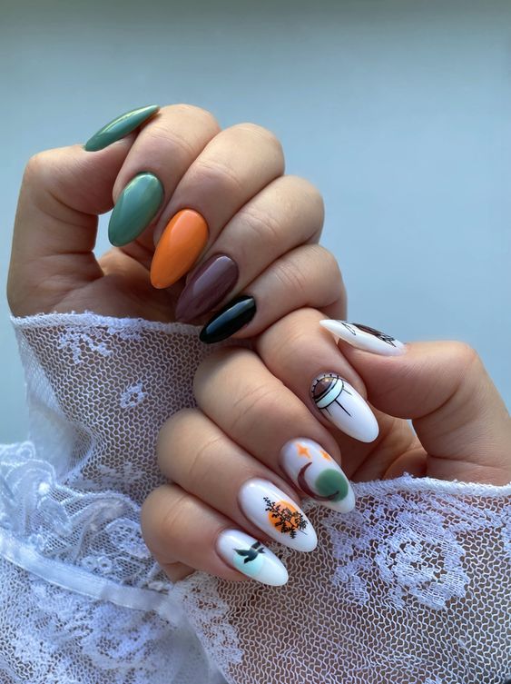 Multicolor Nails: The Trendsetter for Summer 2024 16 Ideas